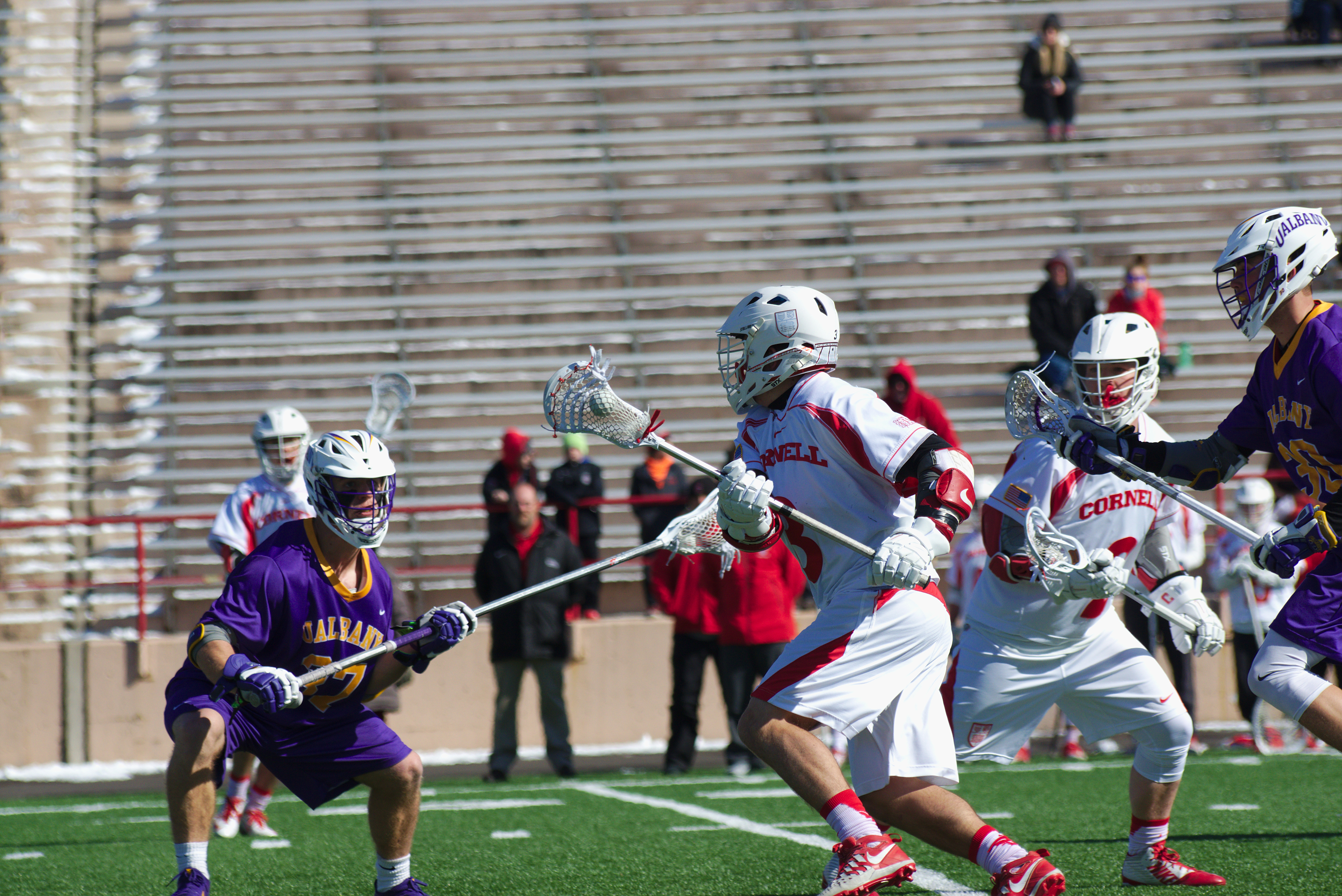 Men’s Lacrosse Gears Up to Face Offensive Powerhouse No. 1 Albany The